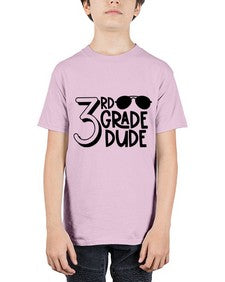Third Grade Dude 957# - third grade - Youth Tee Unisex