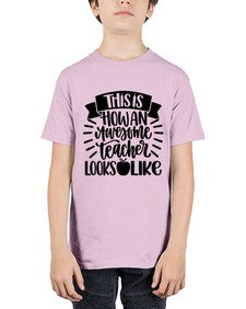 This Is How An Awesome Style 1542# - teacher - Youth Tee Unisex
