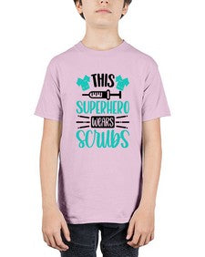 This Superhero Wears Style Style 1566# - nurse - Youth Tee Unisex
