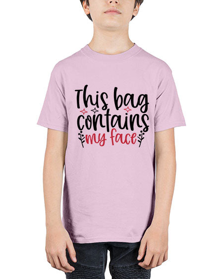 This bag contains my face Design Style 216# - beauty - fashion - Youth Tee Unisex