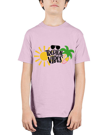 Tropical Vibes Style 9# - summer - Youth Tee Unisex