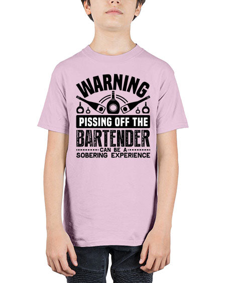 Warning Style 462# - bartender - Youth Tee Unisex