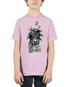 Warrior Skull Files 1208# - skull and bones - Youth Tee Unisex