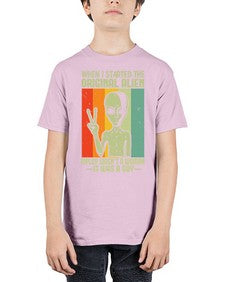 When I started the original alien 45# - ufo - Youth Tee Unisex