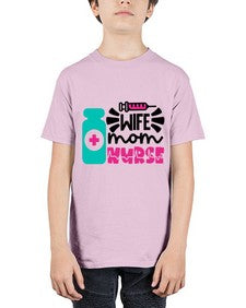 Wife Mom Nurse Style Style 1642# - nurse - Youth Tee Unisex