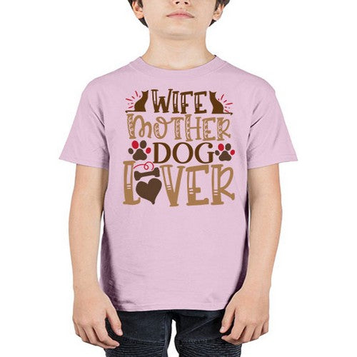 Wife Mother Dog Lover Style 58# - dogs - Youth Tee Unisex