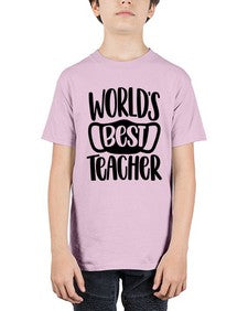 Worlds Best Teacher Style 1656# - teacher - Youth Tee Unisex
