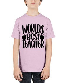 Worlds Best Teacher Style 1657# - teacher - Youth Tee Unisex