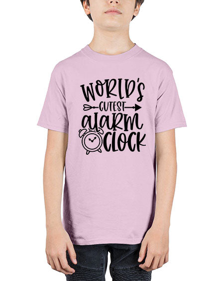 Worlds Cutest Alarm Clock Style 473# - baby - Youth Tee Unisex