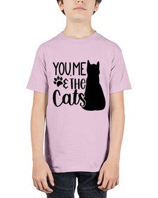 You Me The Cat Style 110# - cats - Youth Tee Unisex