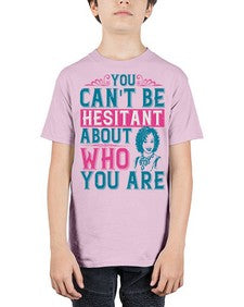 You cant be hesitant about who you are Style 48# - black afro - Youth Tee Unisex