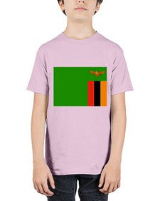 Zambia 2160# - world flags - Youth Tee Unisex