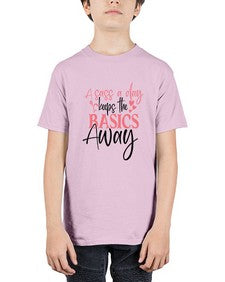 a sass a day keeps the basics away 185# - sassy - Youth Tee Unisex