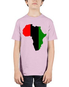 africamap 275# - black words and phrases - Youth Tee Unisex