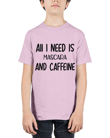 aii i need is mascara and caffeine 8# - beauty - fashion - Youth Tee Unisex