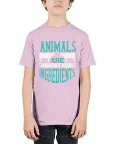 animals are not ingredients 562# - vegan - Youth Tee Unisex