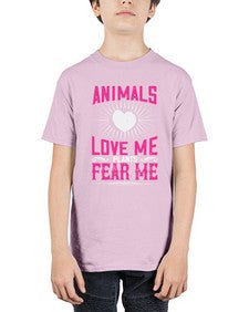 animals love me 27# - vegan - Youth Tee Unisex