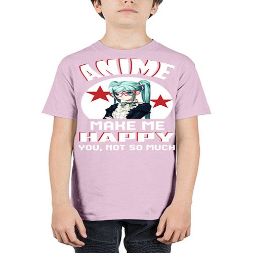 anime make me happy you not so much210# - anime - Youth Tee Unisex