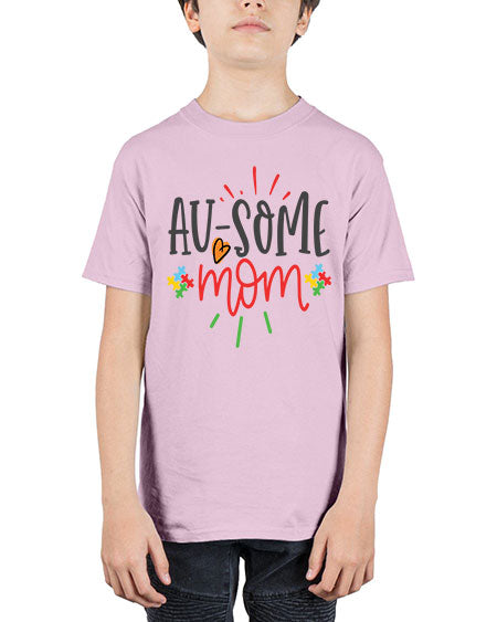 ausome mom Style 4# - autism - Youth Tee Unisex