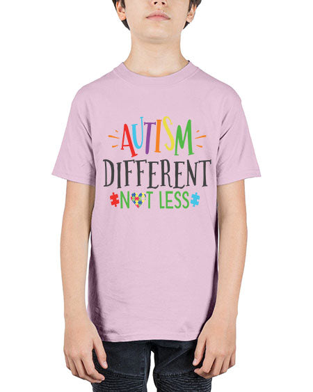 autism different not less Style 5# - autism - Youth Tee Unisex