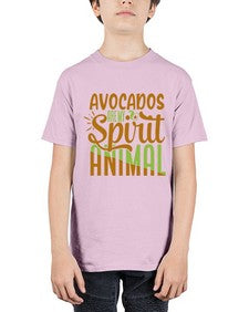 avocados are my spirit animal 32# - Avocado - Youth Tee Unisex