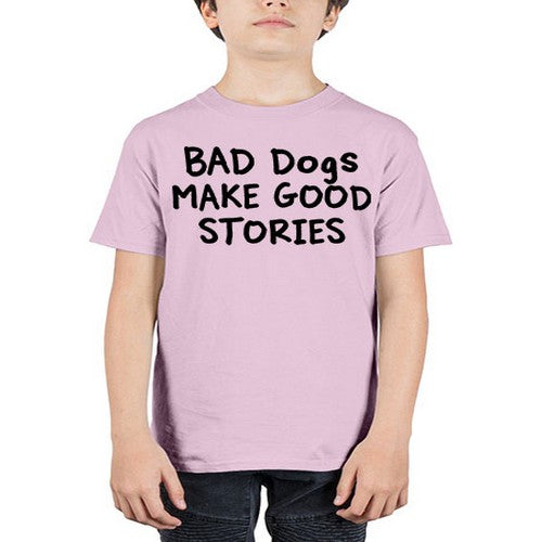 bad dog make good stories - dogs - Youth Tee Unisex