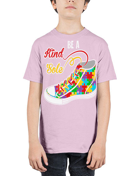 be a kind sole autism 59# - autism - Youth Tee Unisex