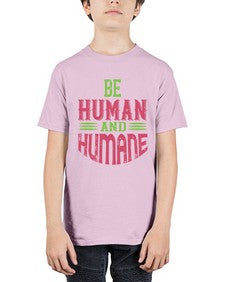 be human and humane 628# - vegan - Youth Tee Unisex
