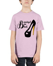 beautiful boss black Style 64# - black girls or women - Youth Tee Unisex