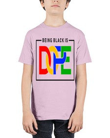 being black is dope 259# - black words and phrases - Youth Tee Unisex