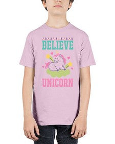 believe unicorn 45# - unicorn - Youth Tee Unisex