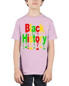 black history drip 241# - black words and phrases - Youth Tee Unisex