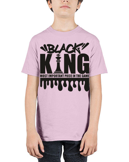 black king 214# - black words and phrases - Youth Tee Unisex