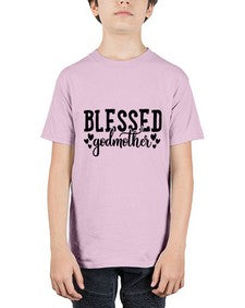 blessed godmother 103# - god parent - Youth Tee Unisex