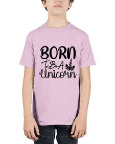 born to be a unicorn 66# - unicorn - Youth Tee Unisex