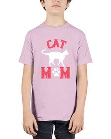 cat mom Style 35# - cats - Youth Tee Unisex