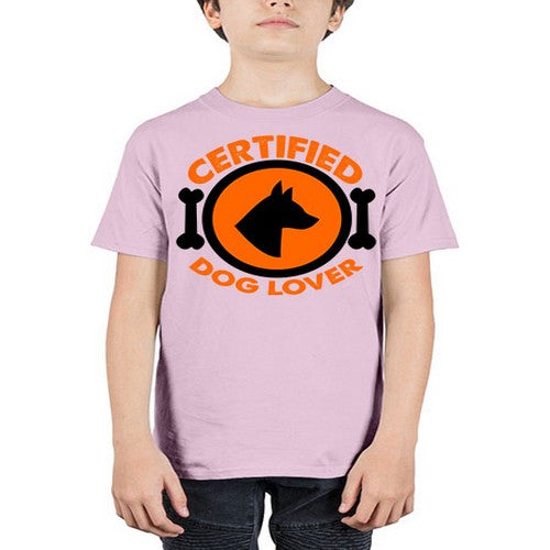 certified dog lover - dogs - Youth Tee Unisex