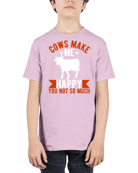 cows make me happy you not so much Style 5# - cow - Youth Tee Unisex