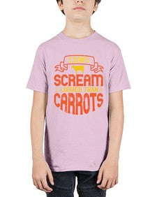 cows scream louder than carrots 135# - vegan - Youth Tee Unisex