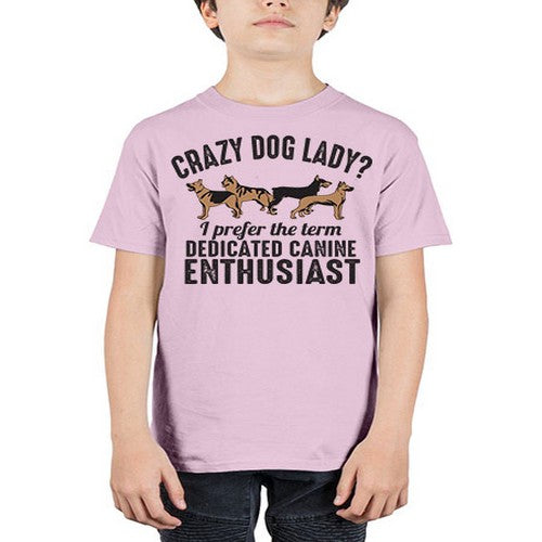 crazy dog lady - dogs - Youth Tee Unisex