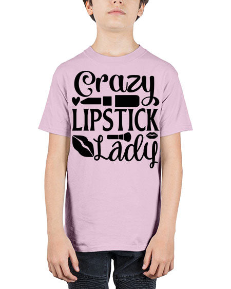 crazy lipstick lady 6# - beauty - fashion - Youth Tee Unisex