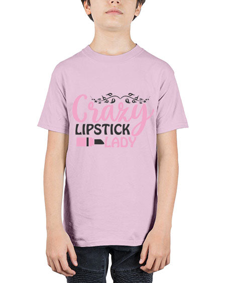 crazy lipstick lady Style 159# - beauty - fashion - Youth Tee Unisex