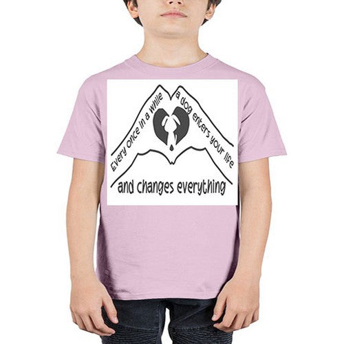 dog changes everything 75# - dogs - Youth Tee Unisex