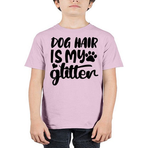 dog hair is my glitter 22# - dogs - Youth Tee Unisex