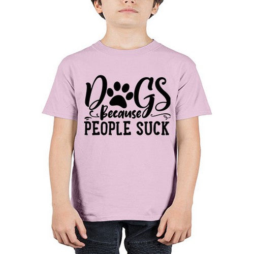 dogs because people suck 26# - dogs - Youth Tee Unisex