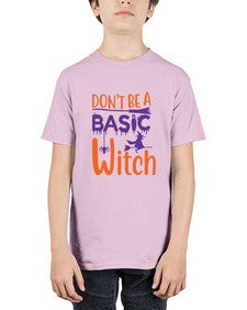 dont be a basic witch 45# - witch - Youth Tee Unisex