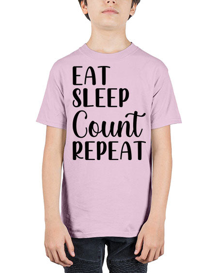 eat sleep count repeat 735# - pharmacist - Youth Tee Unisex