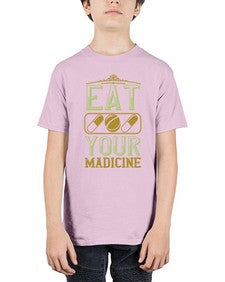 eat your madicine 160# - vegan - Youth Tee Unisex