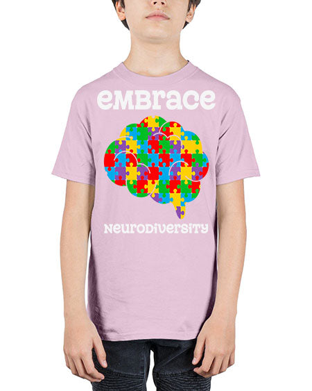 embrace neurodiversity autism awareness 87# - autism - Youth Tee Unisex