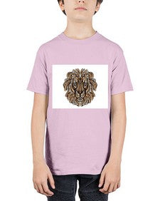ethnic lion 430# - mandala - Youth Tee Unisex